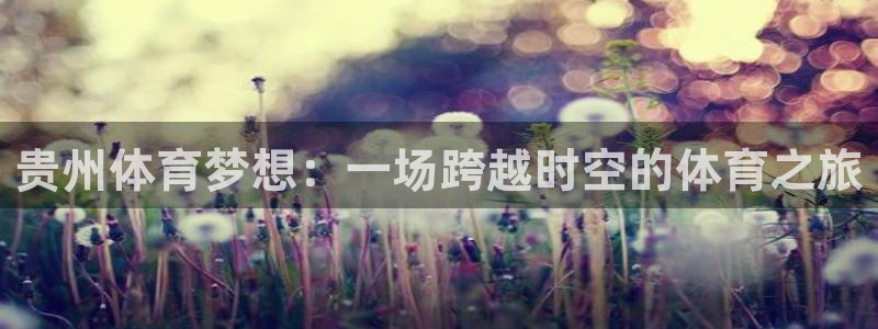 JJB竞技宝官网下载招商电话地址是多少：贵州体育梦想：一场跨