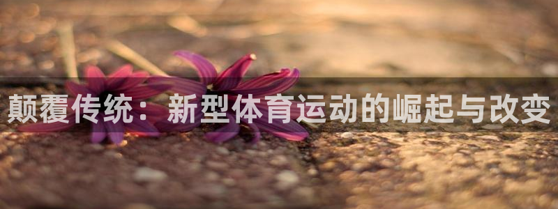 JJB竞技宝官网下载平台注册流程视频：颠覆传统：新型